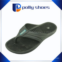 Homme Noir Slip sur Tongs Sandales Taille 40